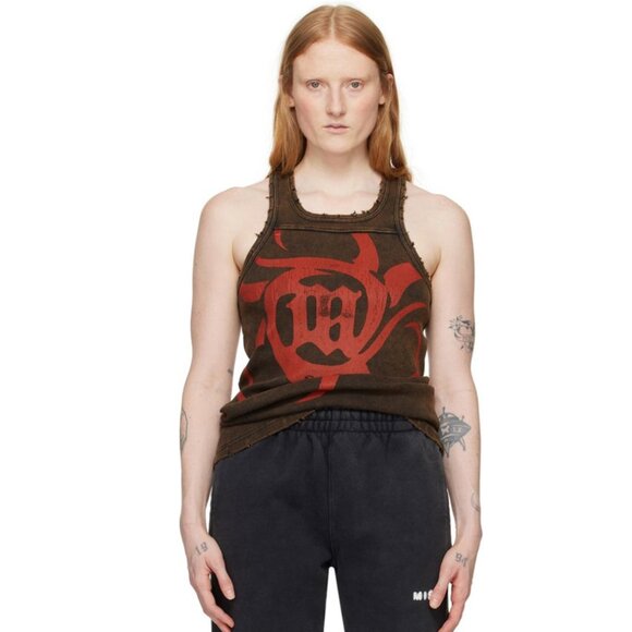 MISBHV Brown 'The Beach' Tank Top - Picture 1 of 5